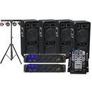 PA-Set Party-Anlage DJ mit 3 Wege BOX USB Musikanlage...